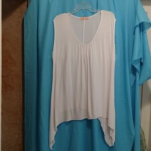 🎀 Krisp white knit top Sz 20